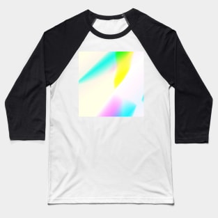 yellow pink blue white texture art Baseball T-Shirt